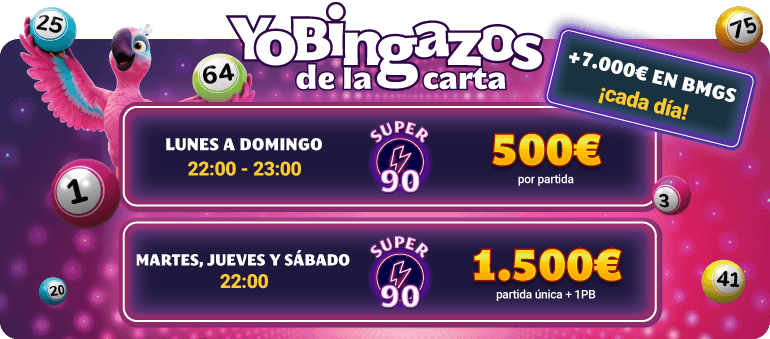 YoBingazos de la carta