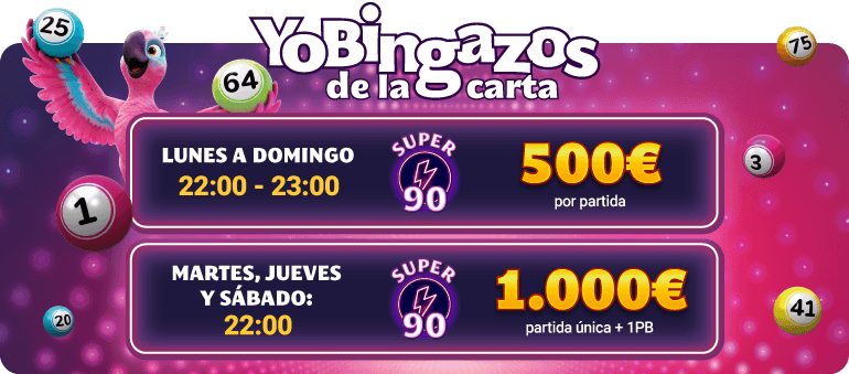 YoBingazos de la carta